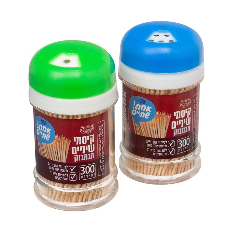 קיסמי שיניים מלחיה 300 יח' עד"ח ר. שמאי