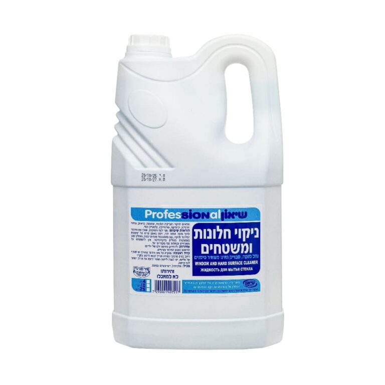 נוזל חלונות 4 ליטר שיאון